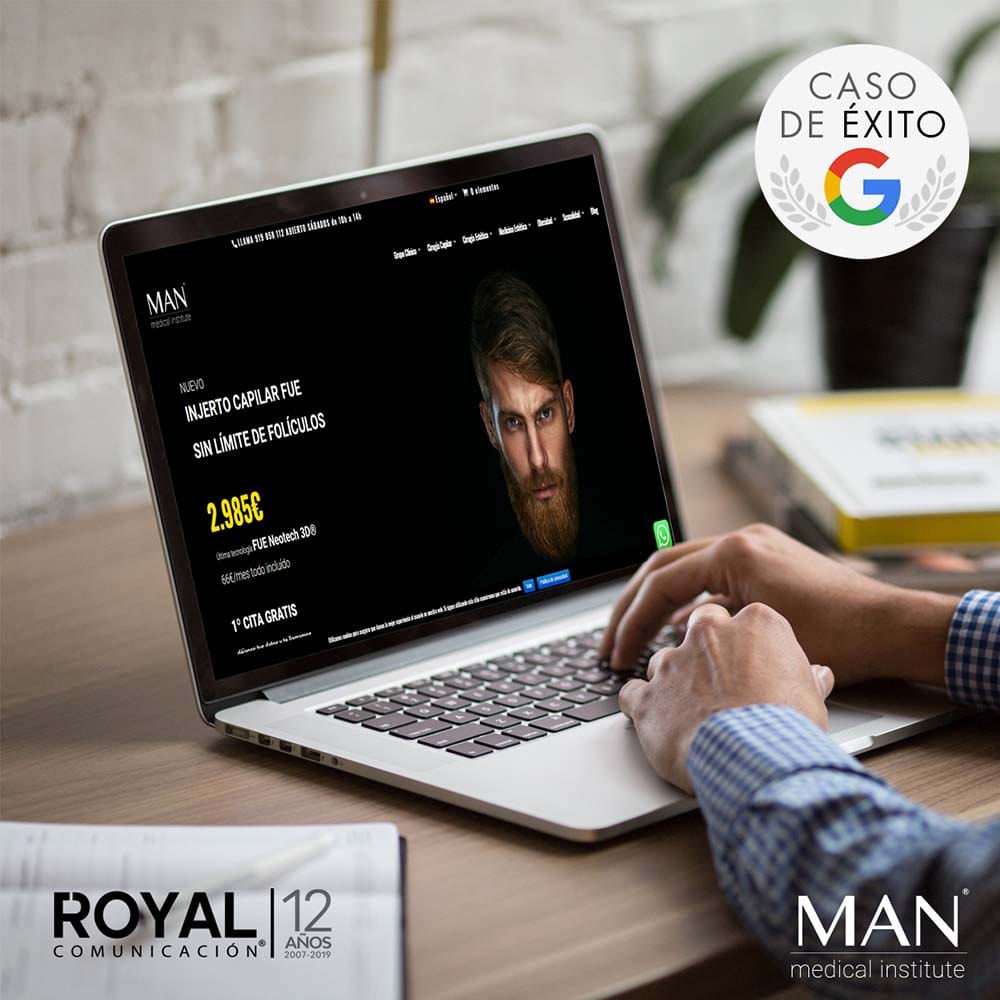 Generando leads de alta calidad en Youtube para Man Medical Institute